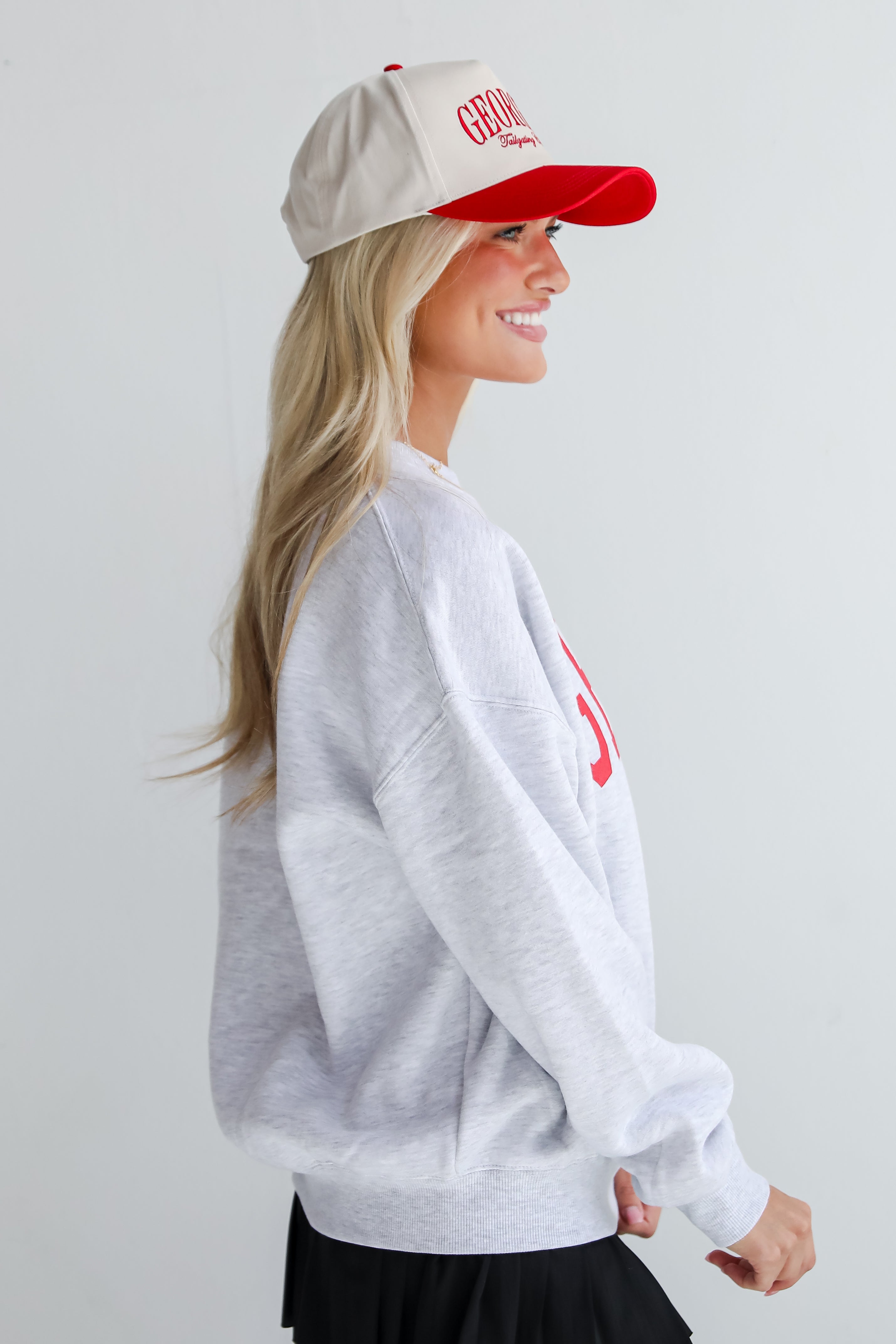 Heather Grey Georgia Sweatshirt