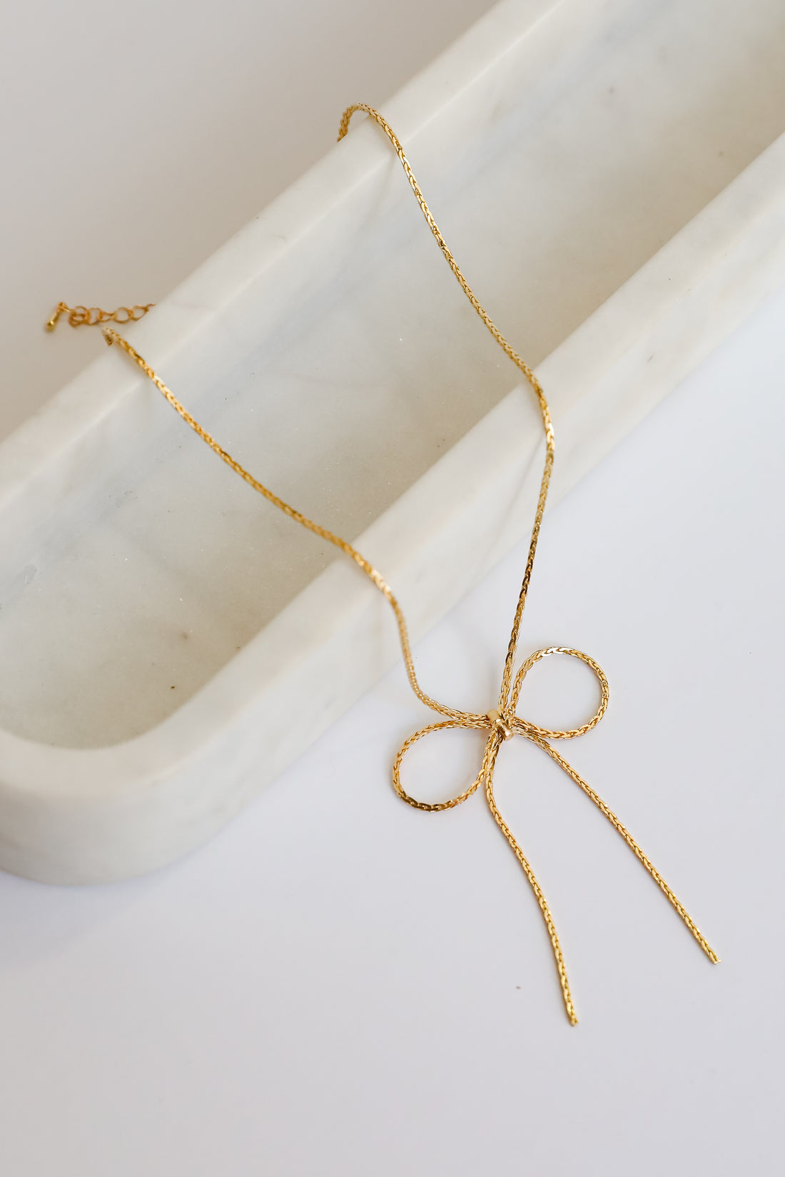 Myla Gold Bow Chain Necklace