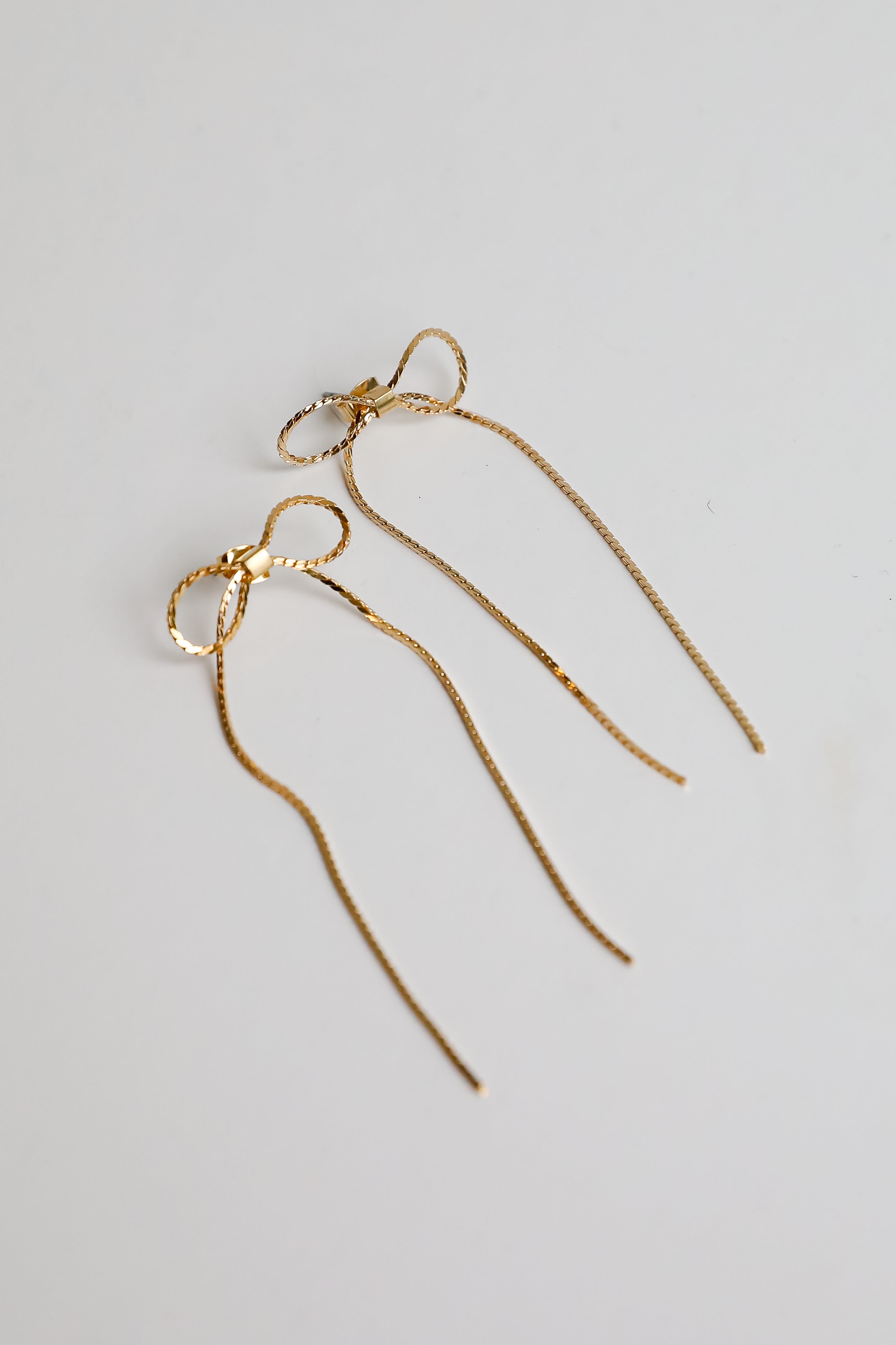 Harlow Gold Bow Earrings