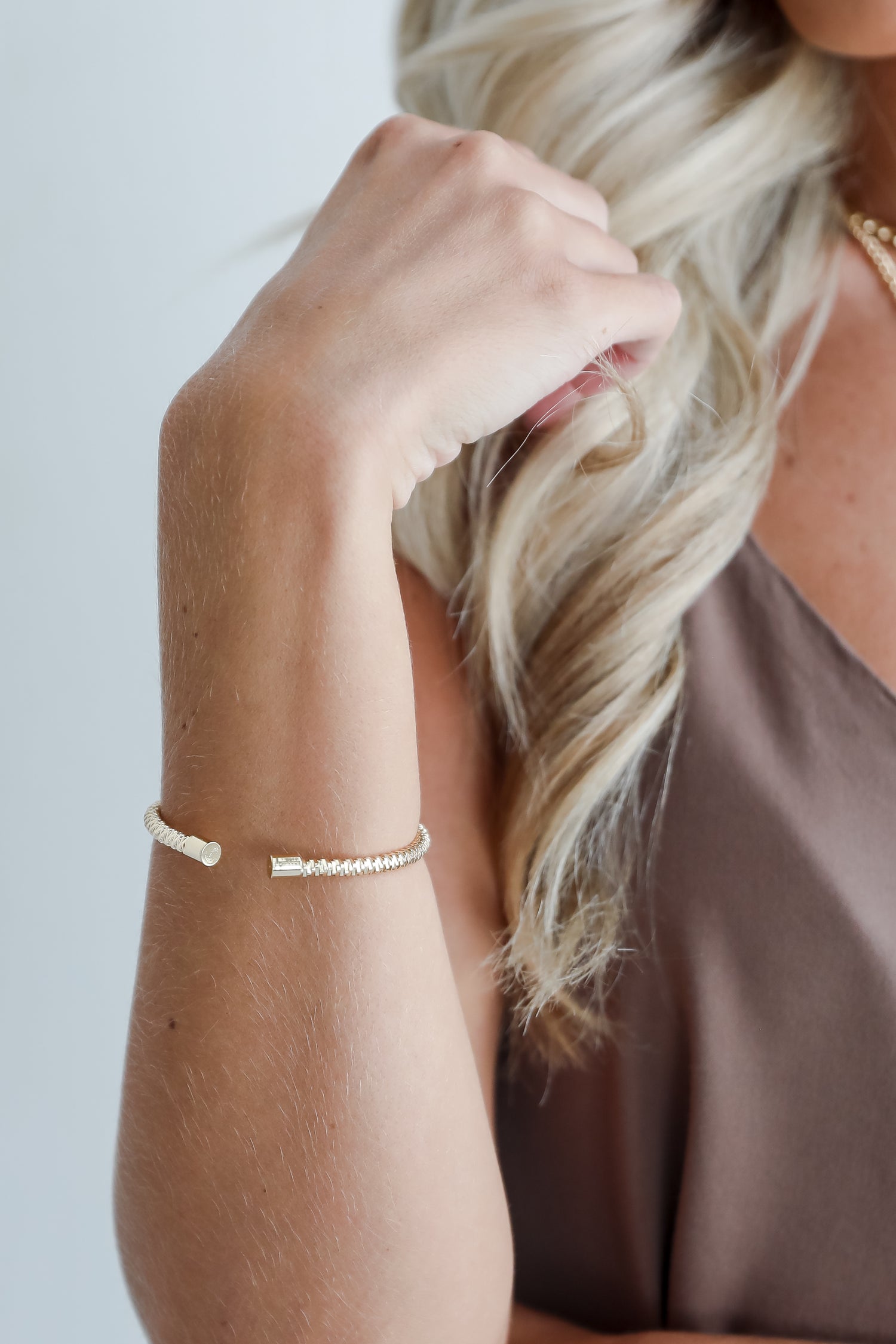 Mila Gold Cuff Bracelet