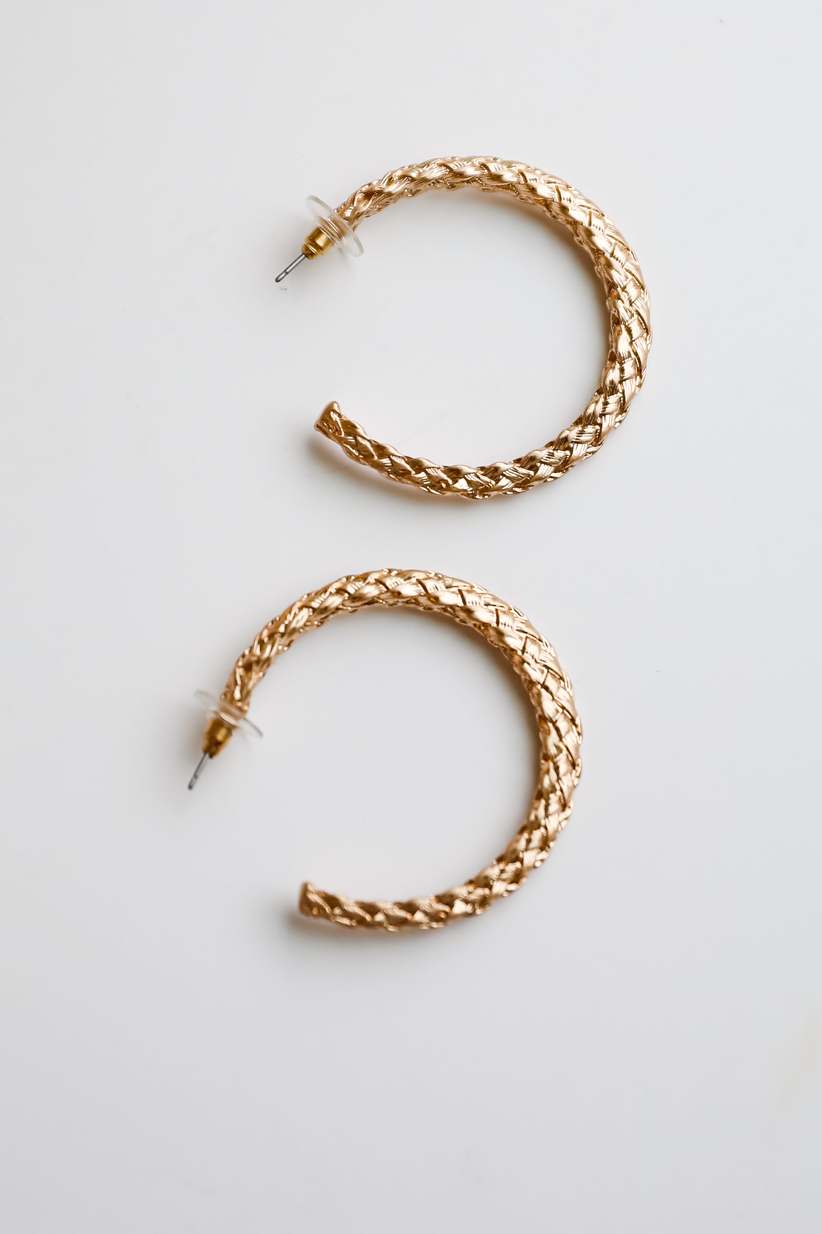 Layla Braided Hoop Earrings