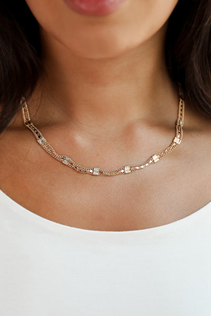 Hazel Gold Chain Necklace