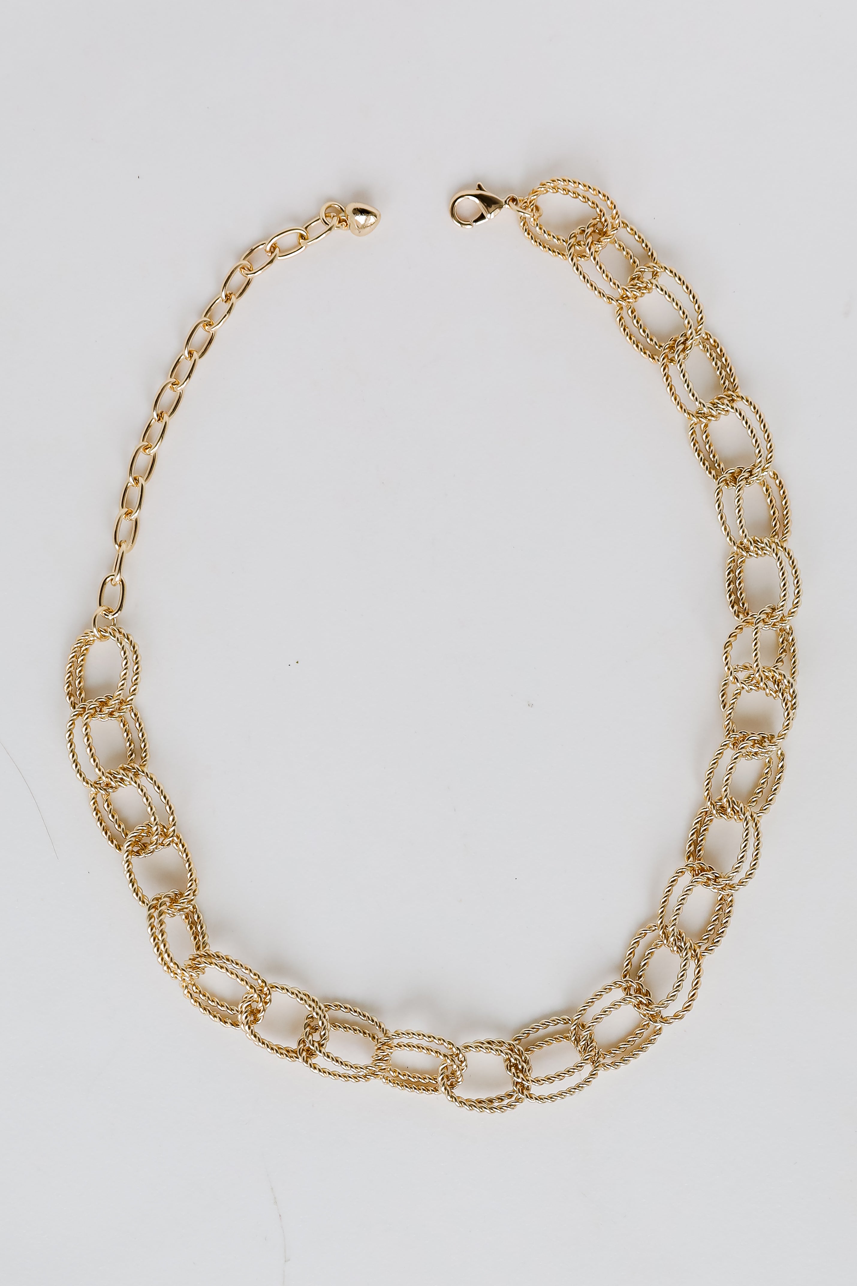 FINAL SALE - Scarlett Gold Chainlink Necklace