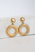 Lilly Circle Drop Earrings