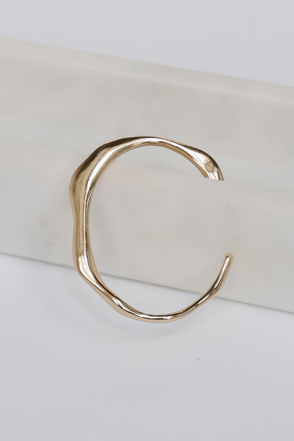 London Gold Cuff Bracelet