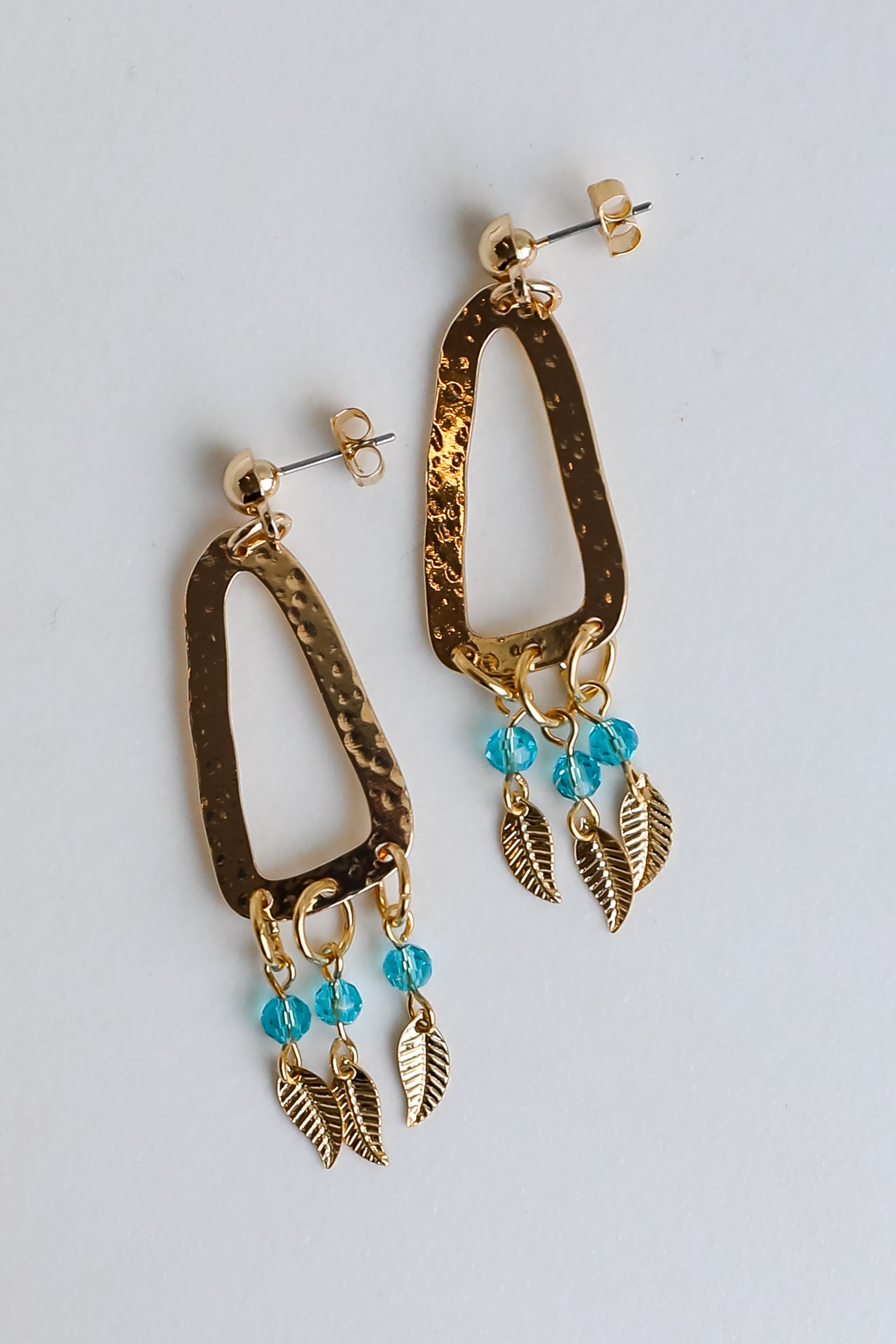 Ivy Gold Statement Drop Earrings