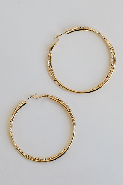 hoop earrings