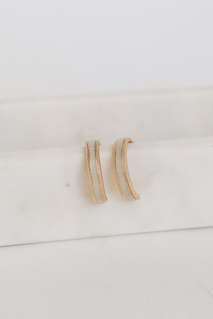 Lennon Gold Hoop Earrings