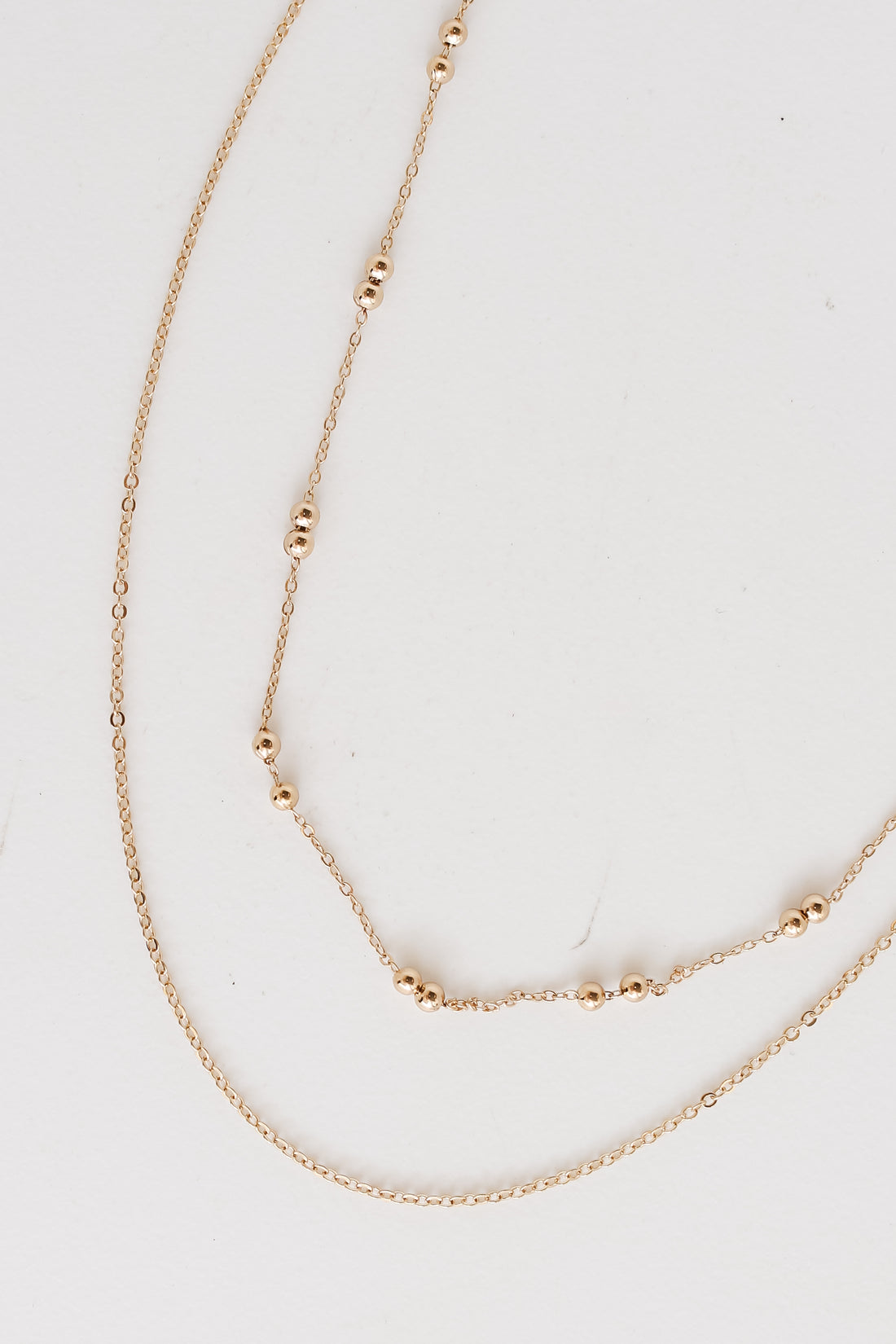 Gold Layered Chain Necklace