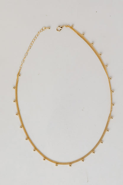 gold necklace