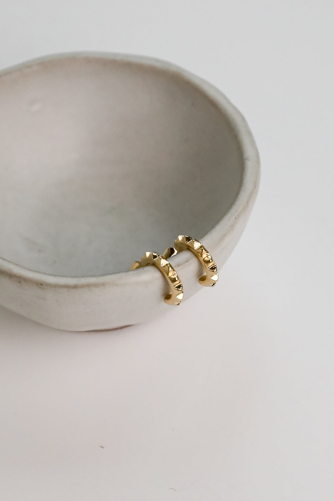 Tatum Gold Mini Hoop Earrings