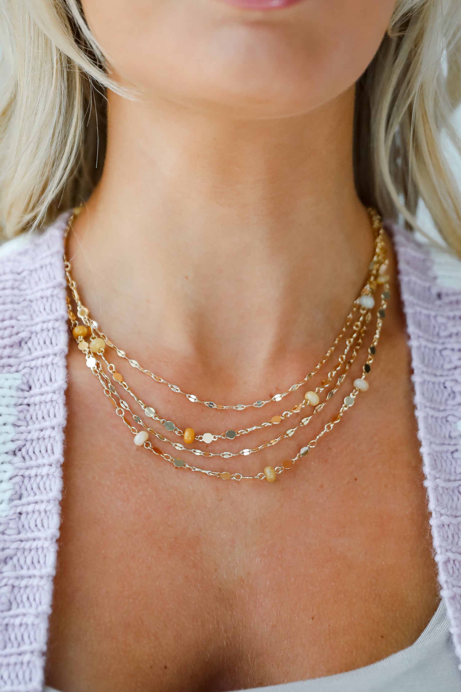 Caroline Natural Layered Necklace