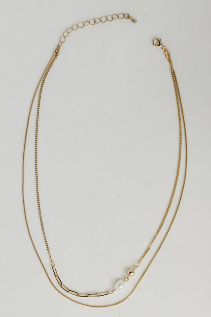 Mary Gold Layered Chain Necklace