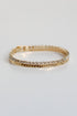 Gabriella Gold Rhinestone Chain Bracelet