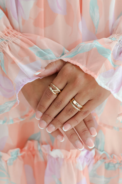 Bree Gold Ring Set