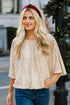 Gold Sequin Blouse