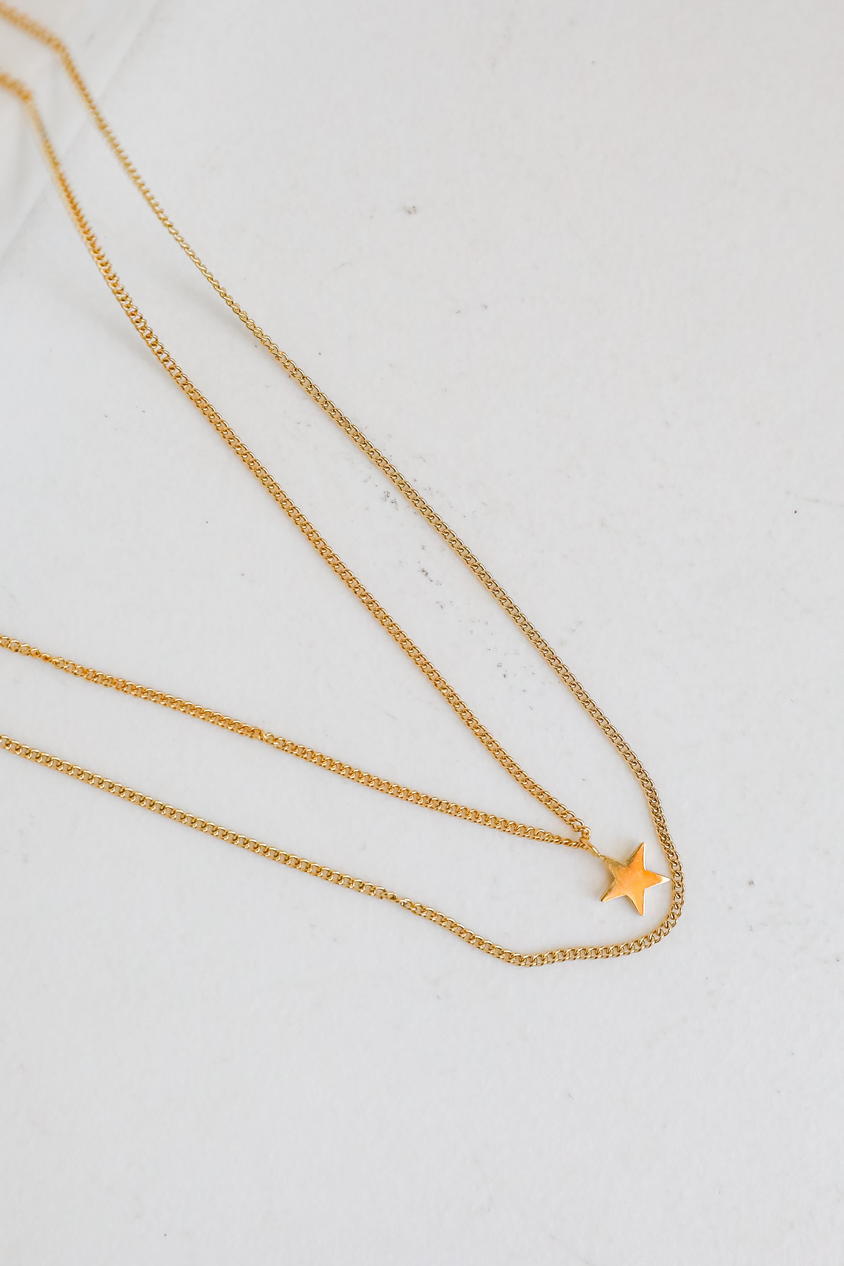 Alice Star Charm Layered Necklace