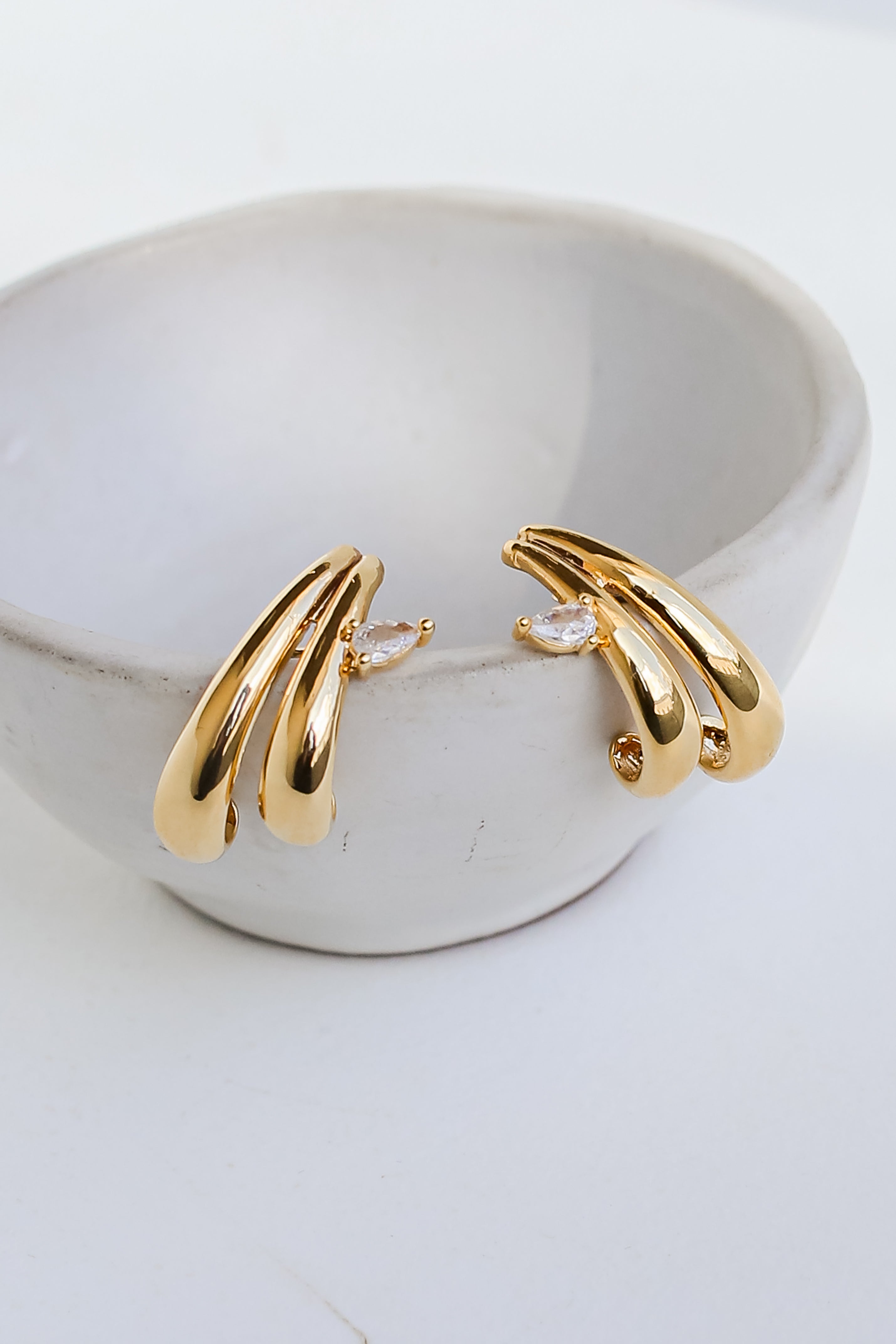 Gold Statement Earrings