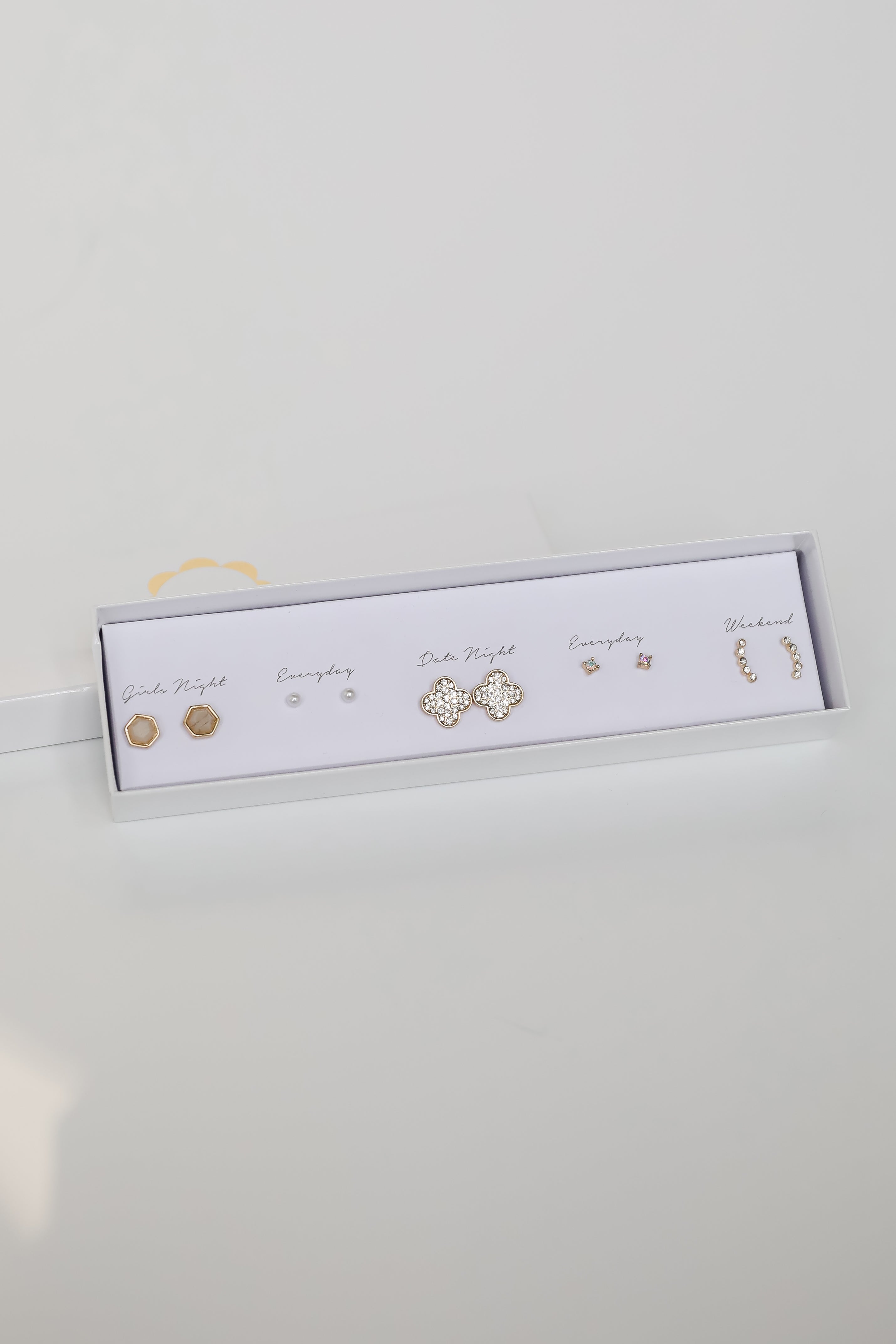 Tessa Gold Stud Earring Set