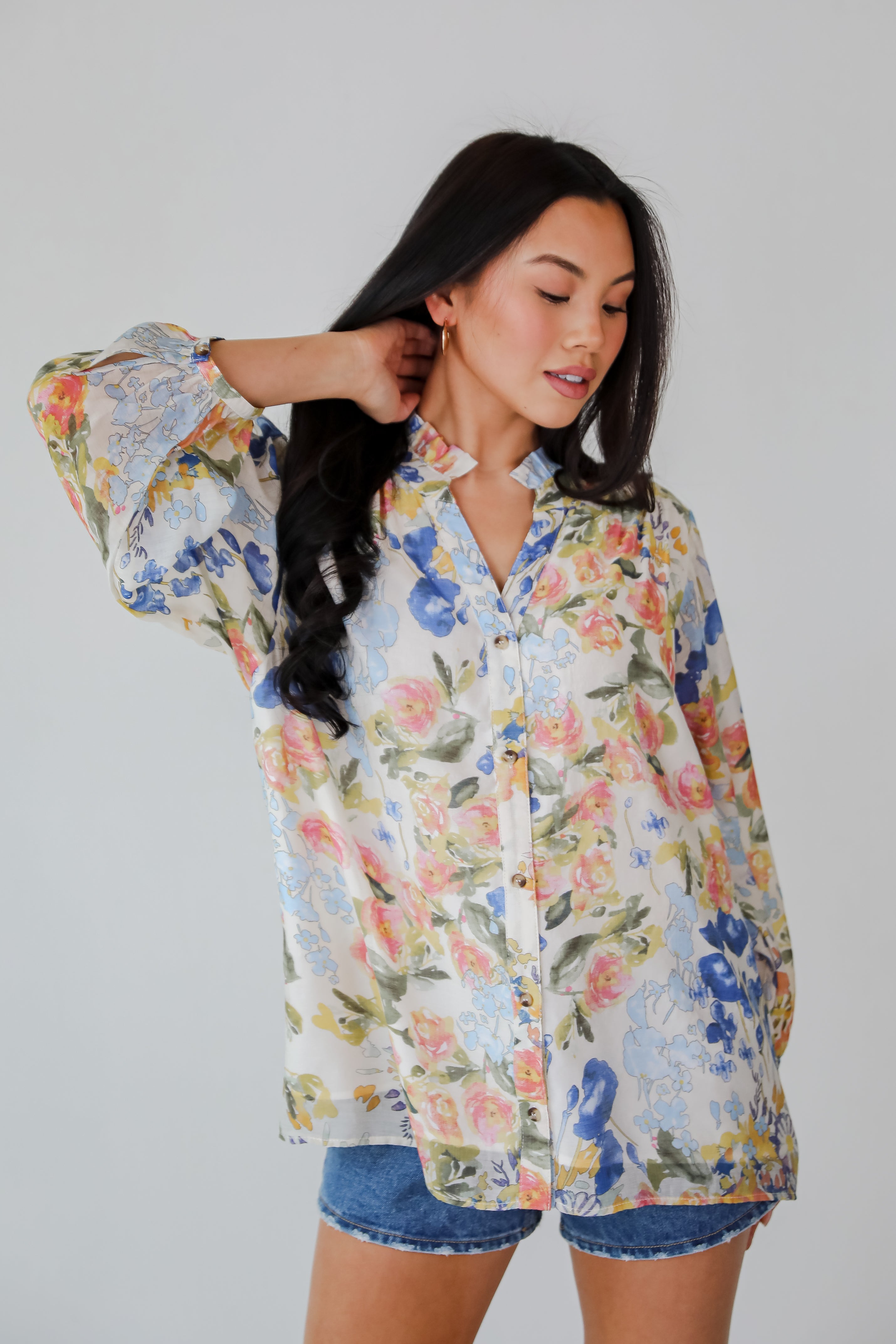 Blooming For Love Floral Blouse