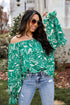 Darling Quality Green Floral Blouse