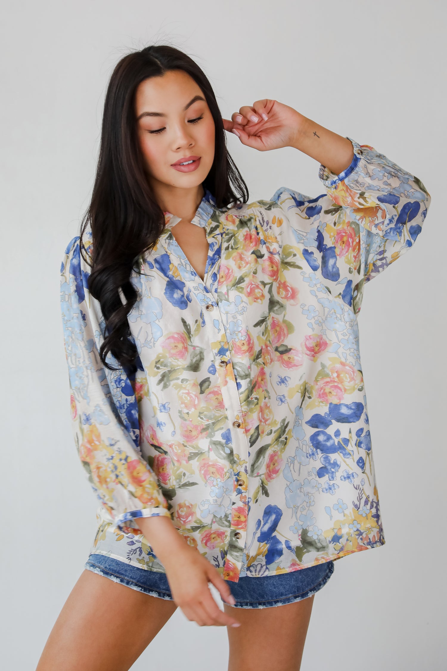 Blooming For Love Floral Blouse