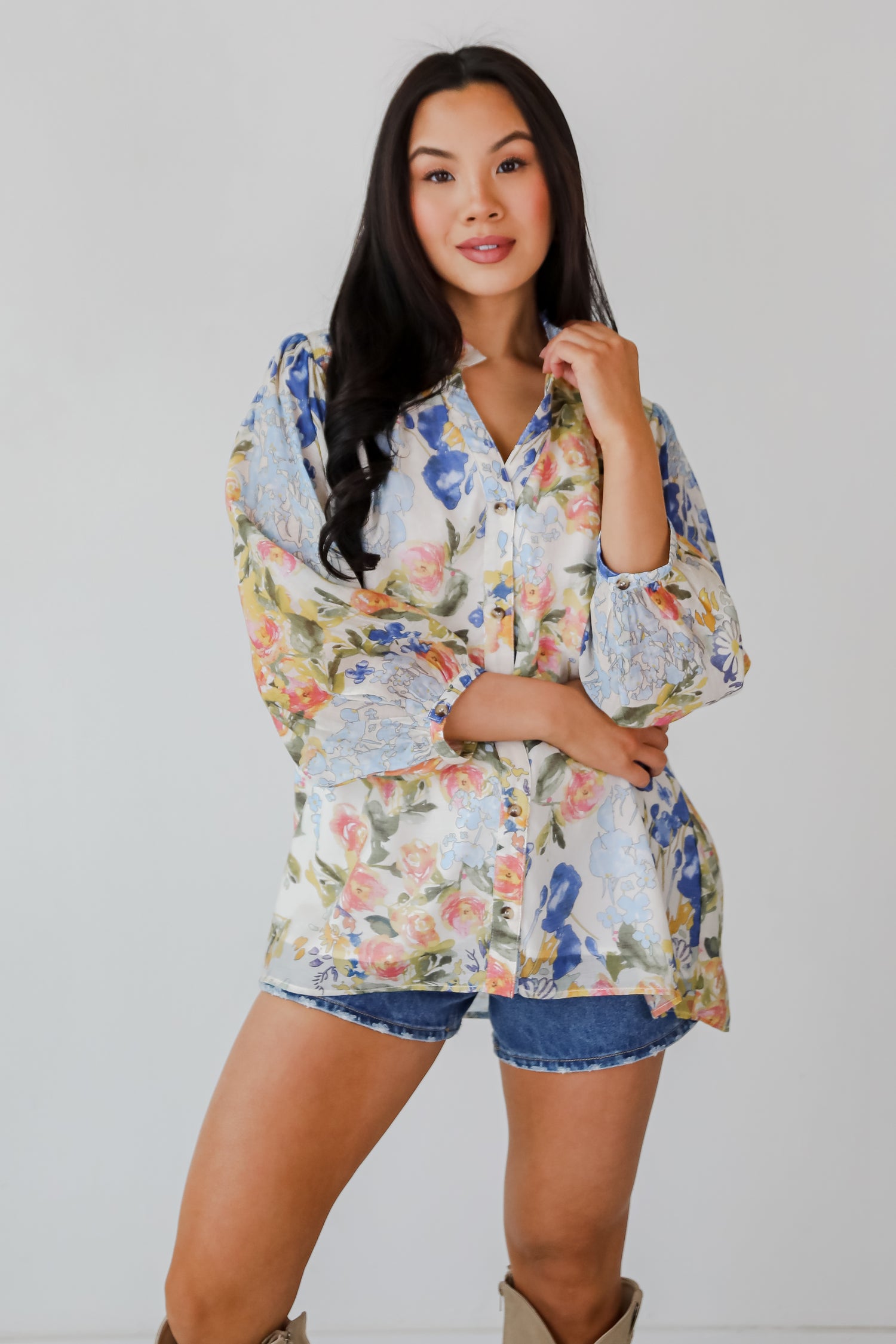 Blooming For Love Floral Blouse