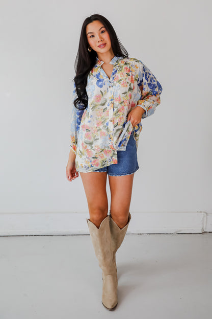 Blooming For Love Floral Blouse