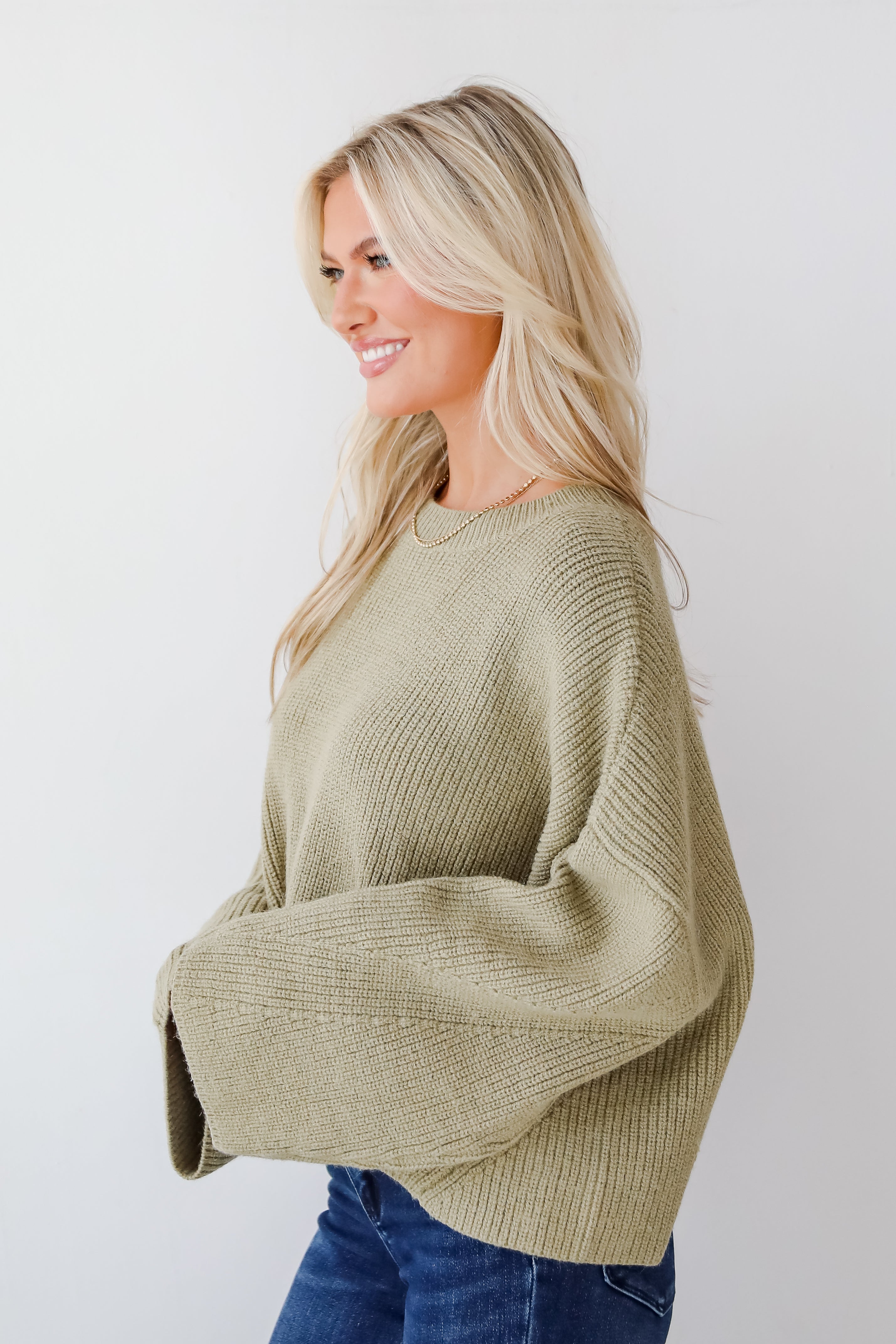 Signature Poise Green Sweater