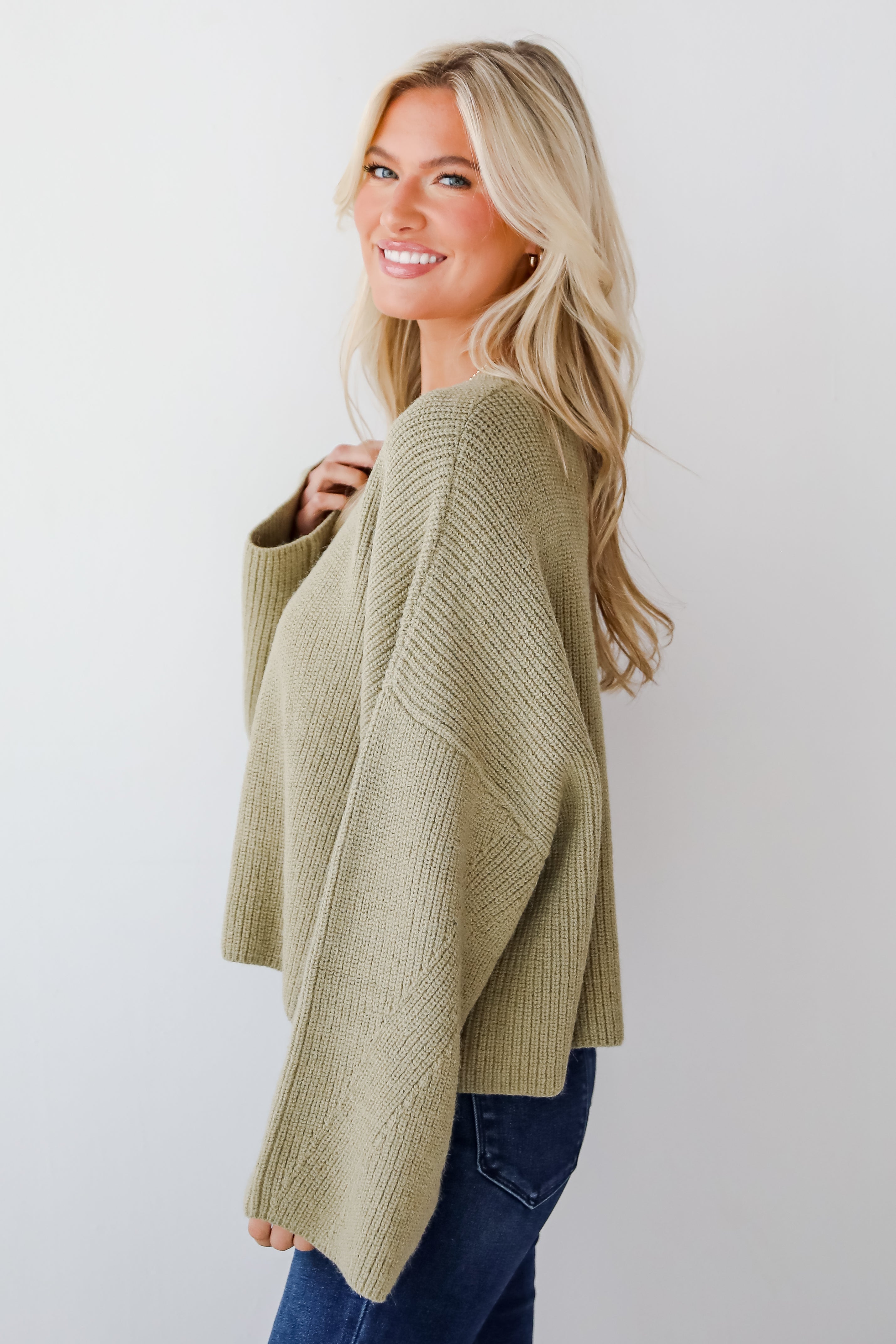 Signature Poise Green Sweater