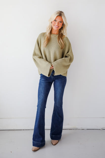 Signature Poise Green Sweater