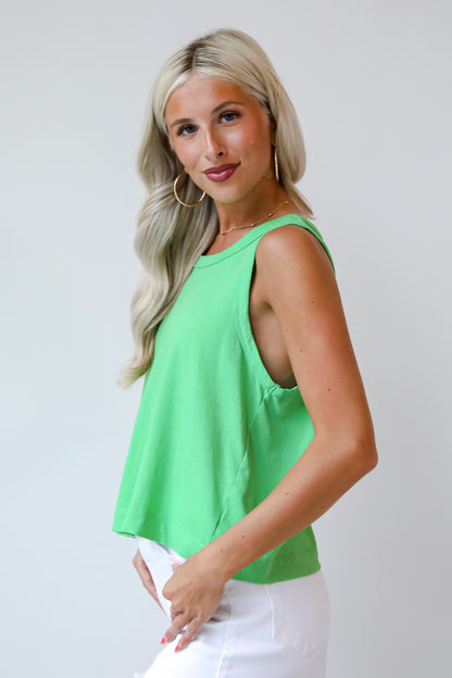 lime green tank