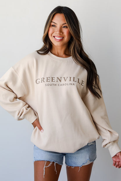 Ivory Greenville South Carolina Sweatshirt