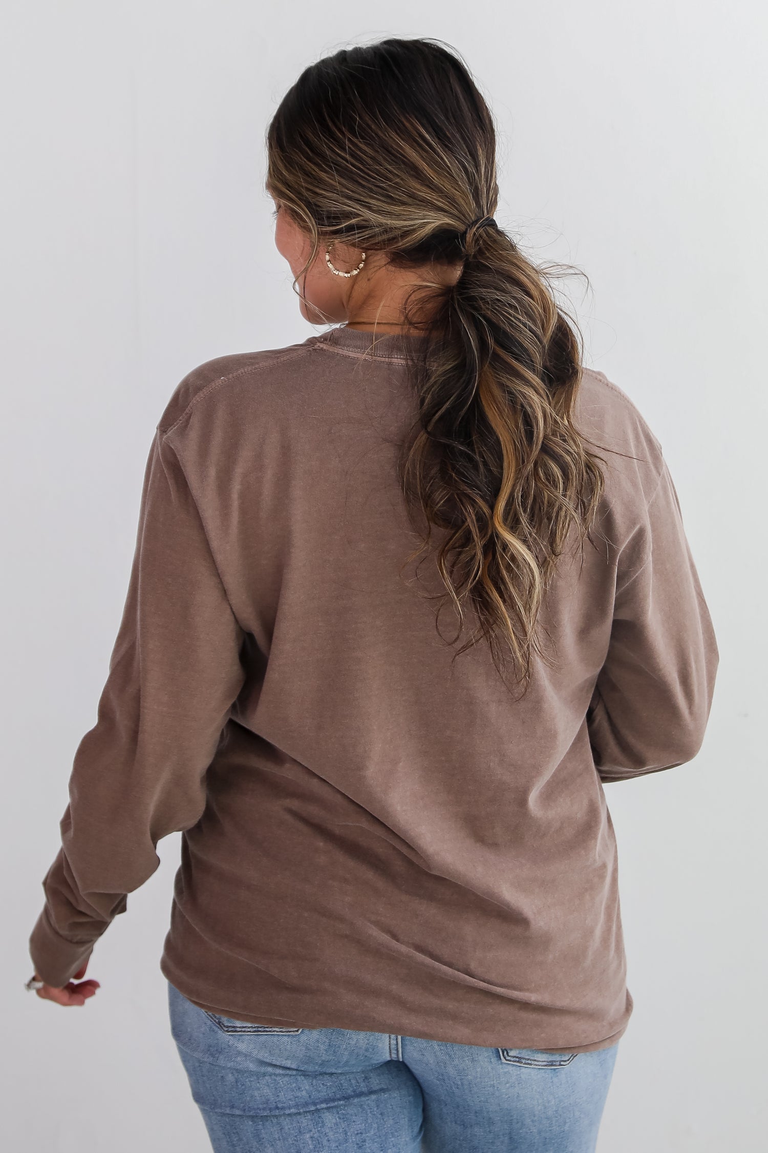 Brown Greenville South Carolina Long Sleeve Tee