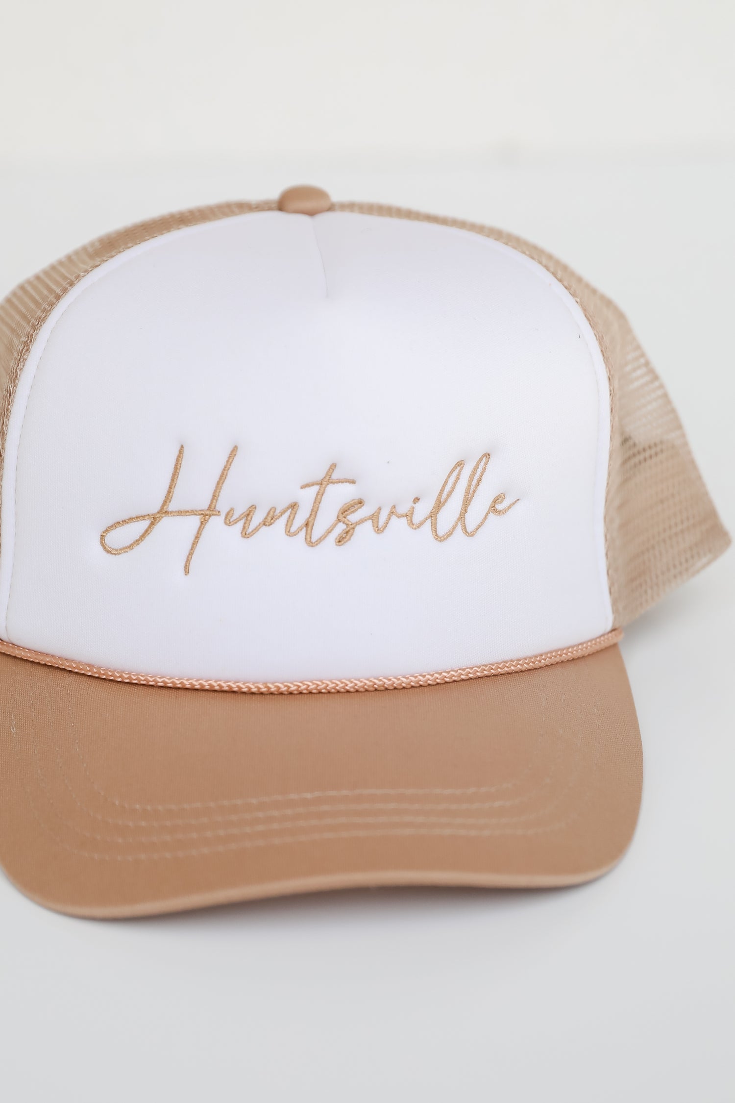 Tan Huntsville Trucker Hat