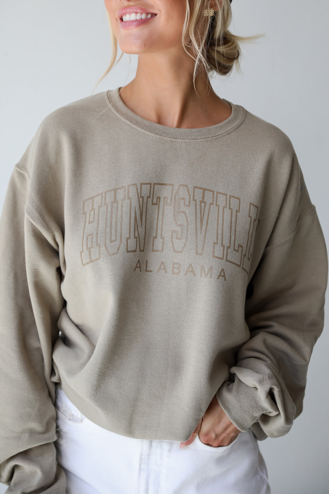 Taupe Huntsville Alabama Sweatshirt