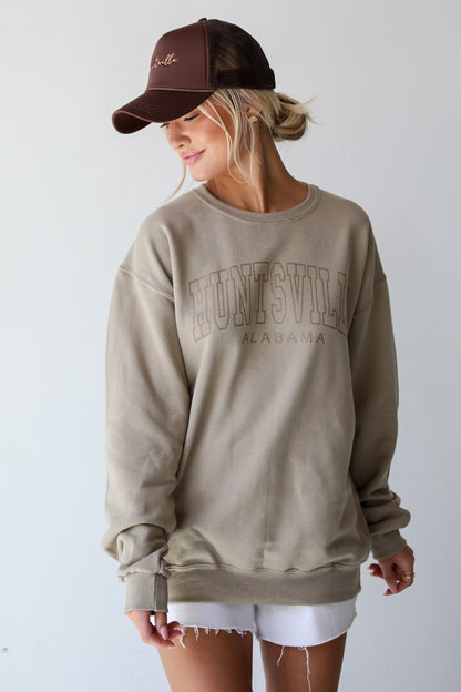 Taupe Huntsville Alabama Sweatshirt