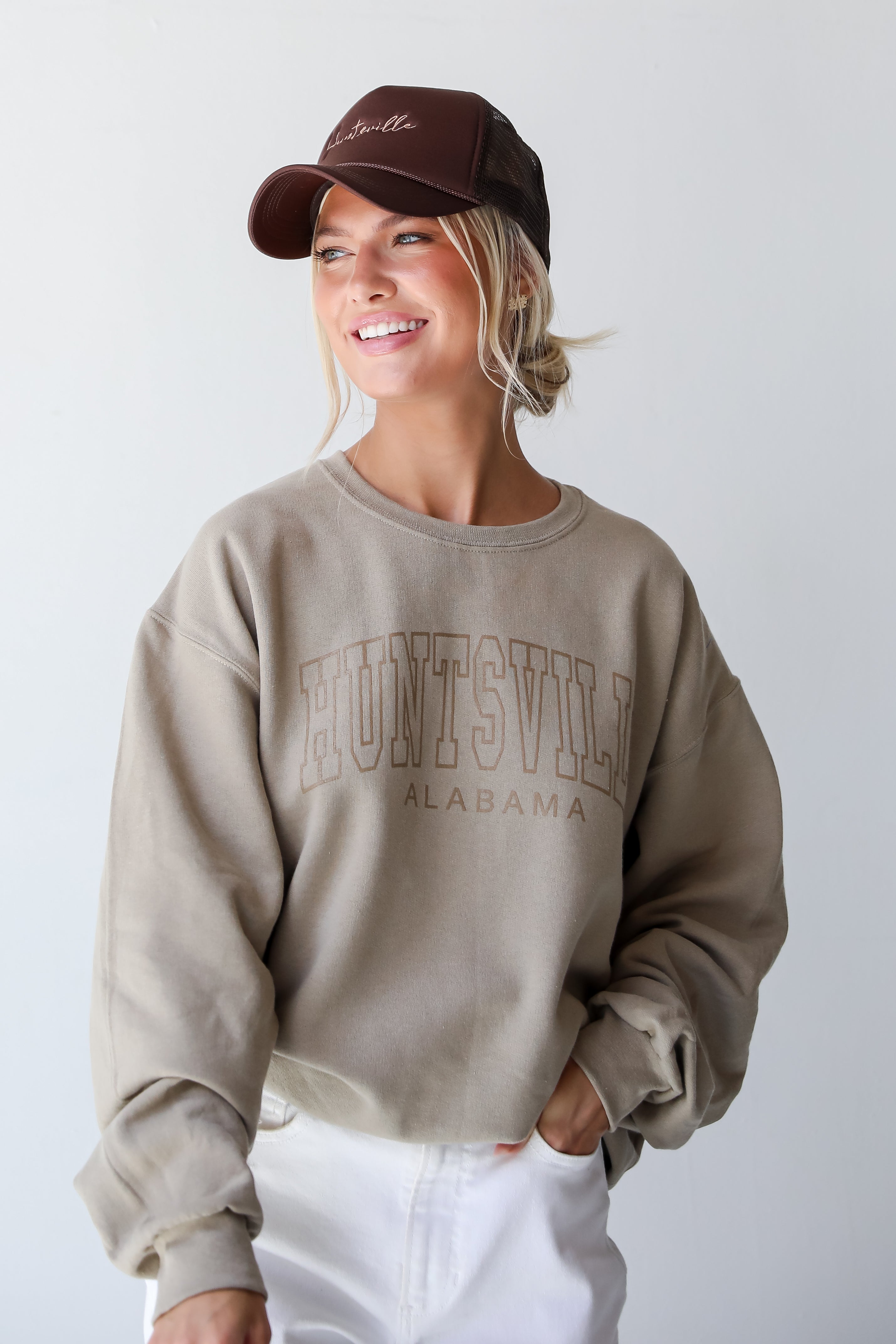 Taupe Huntsville Alabama Sweatshirt