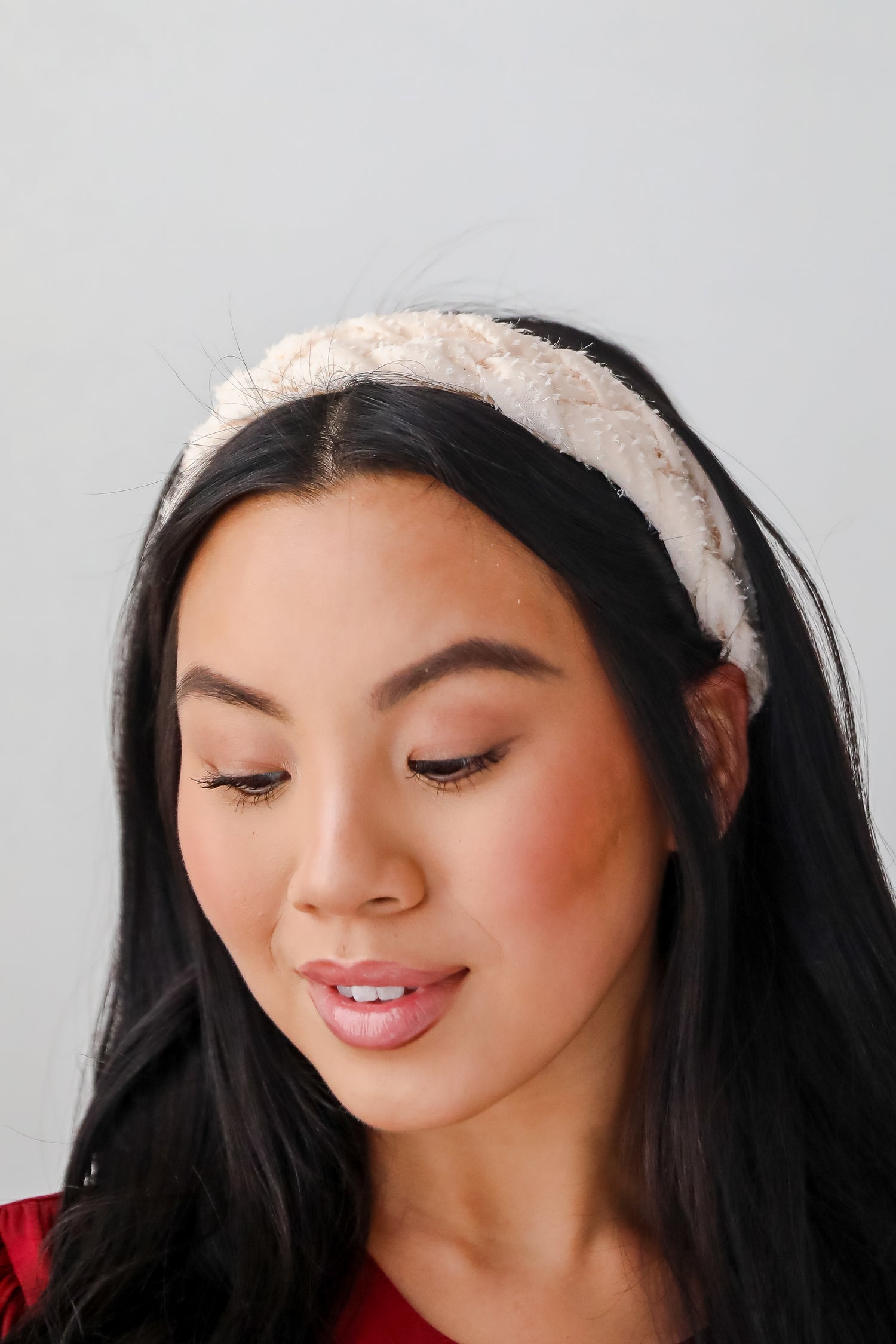 Ideally Dainty Ivory Braided Headband