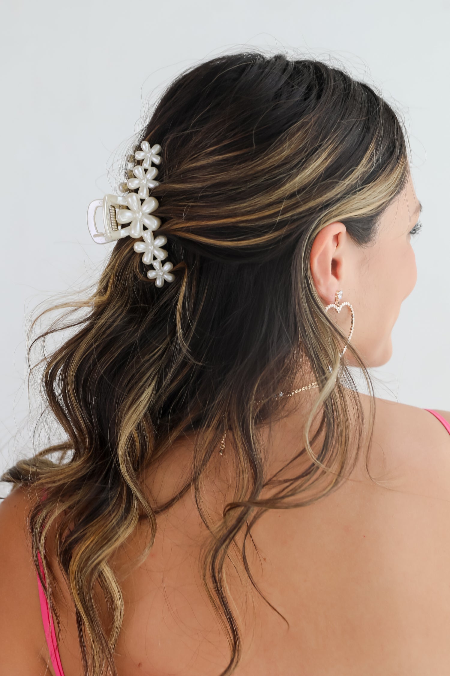 Darling Updo Ivory Flower Claw Hair Clip