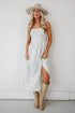 Glowing Wonder Ivory Midi Dress