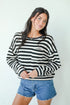 Signature Cutie Ivory Striped Pullover