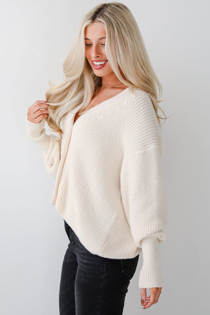 Posh Warmth Sweater Cardigan