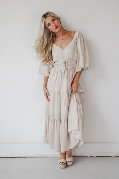 Extravagant Muse Tiered Midi Dress