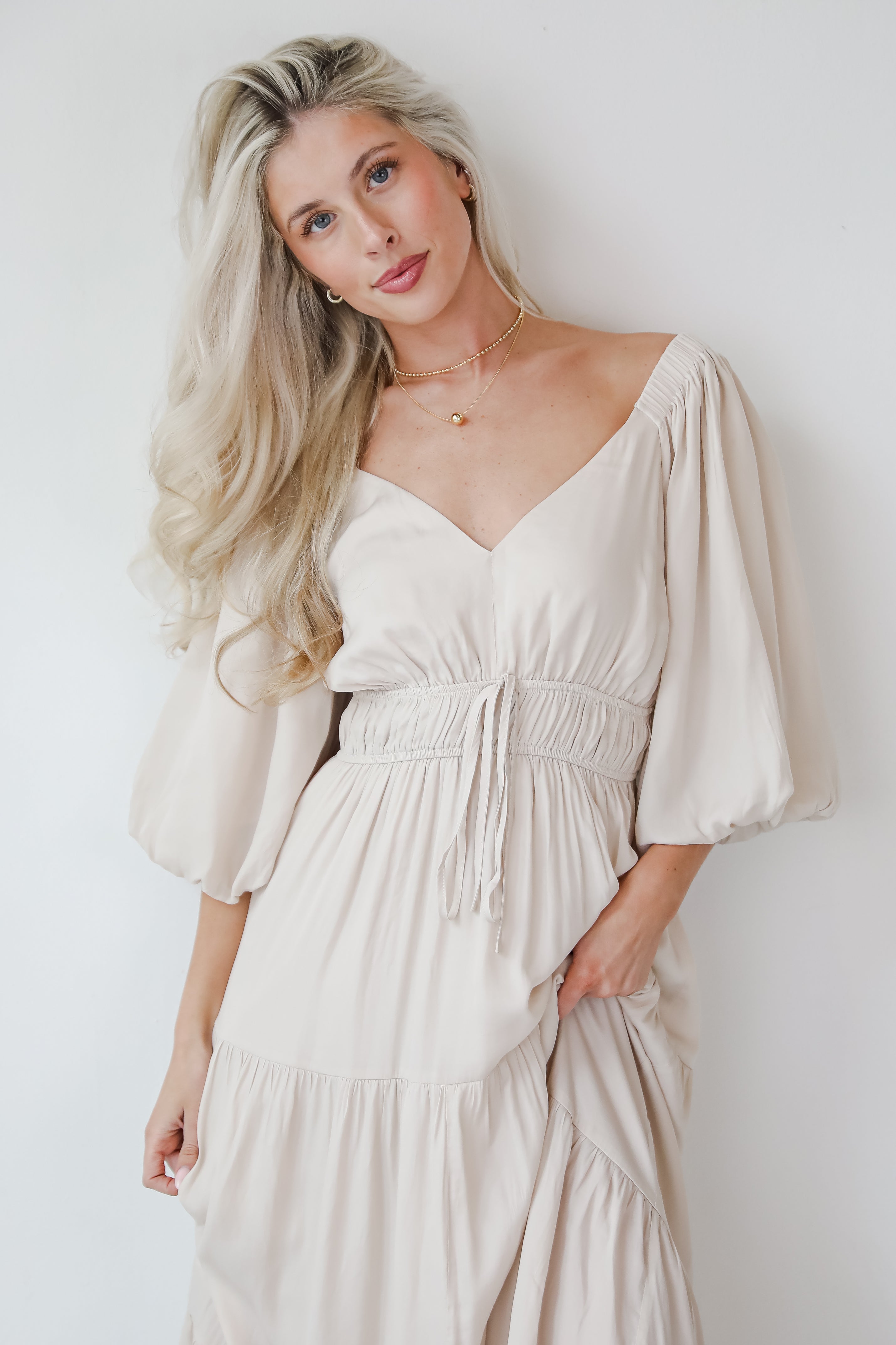 Extravagant Muse Tiered Midi Dress