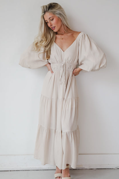 Extravagant Muse Tiered Midi Dress