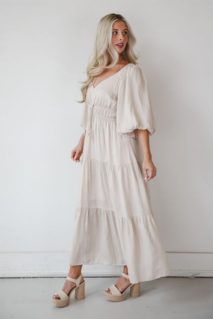 Extravagant Muse Tiered Midi Dress