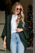 oversized green Cozy Cardigan