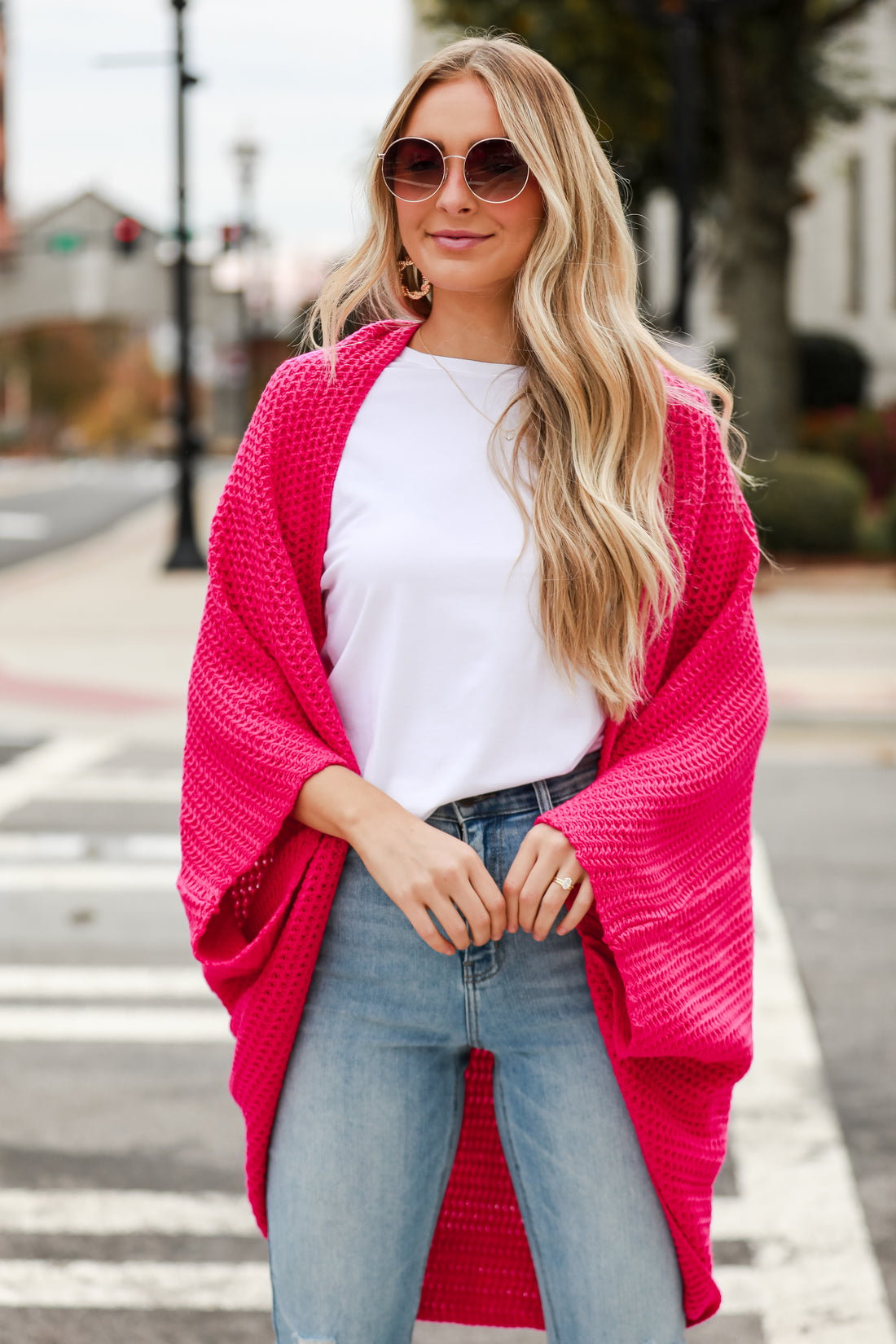 cute pink Cozy Cardigan