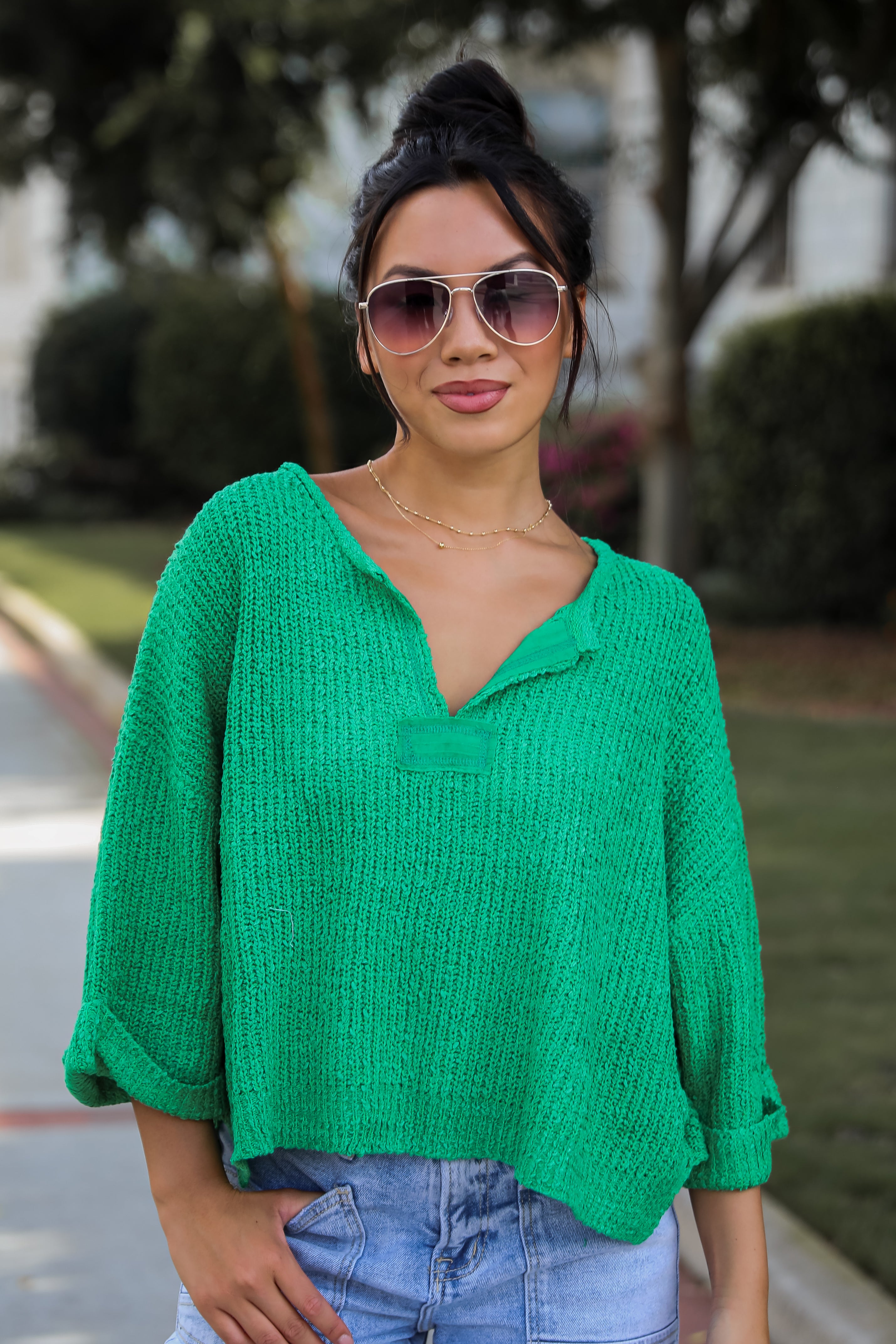 Cozy All Over Lightweight Knit Sweater